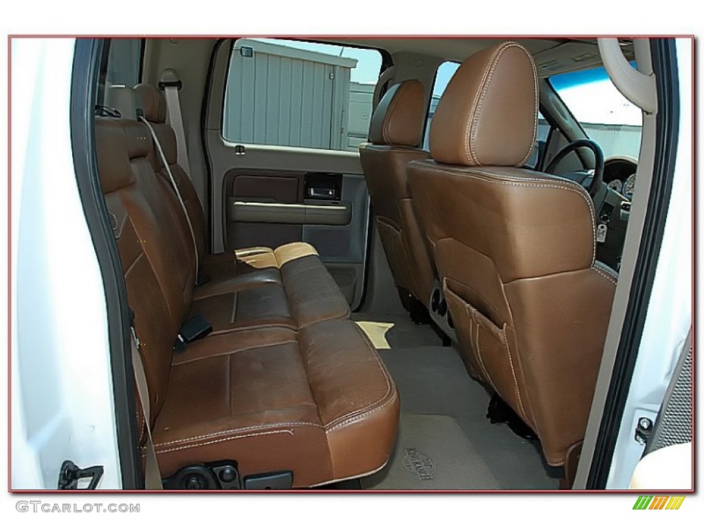 2006 F150 King Ranch SuperCrew 4x4 - Oxford White / Castano Brown Leather photo #33