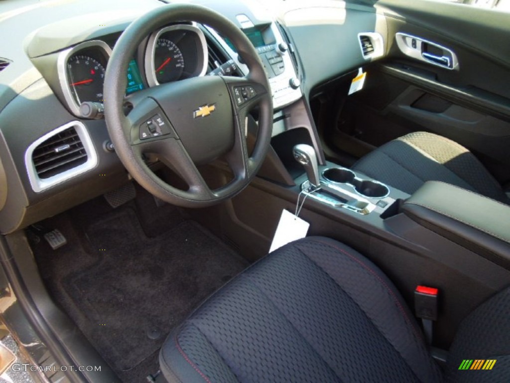 Jet Black Interior 2013 Chevrolet Equinox LS Photo #69448228