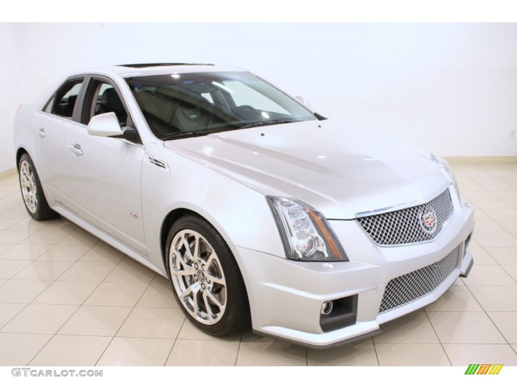 Radiant Silver Metallic 2010 Cadillac CTS -V Sedan Exterior Photo #69448240