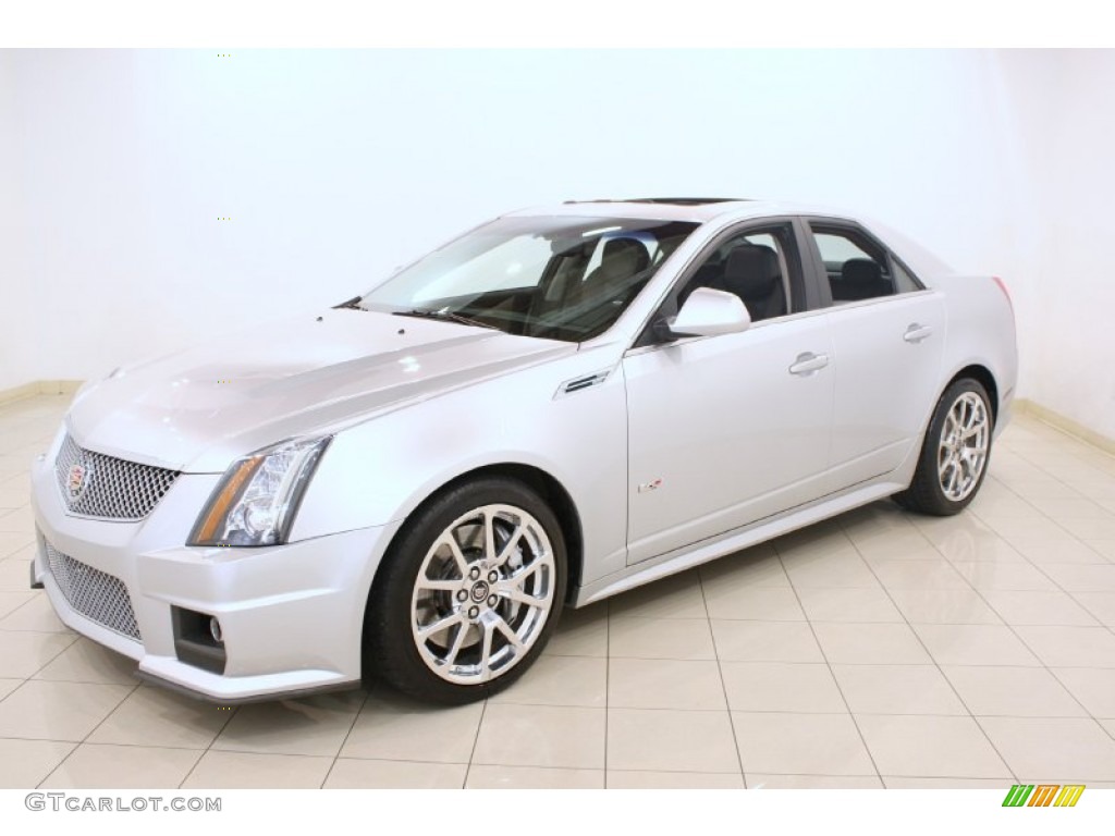 Radiant Silver Metallic 2010 Cadillac CTS -V Sedan Exterior Photo #69448255