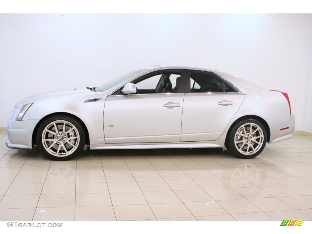 Radiant Silver Metallic 2010 Cadillac CTS -V Sedan Exterior Photo #69448264