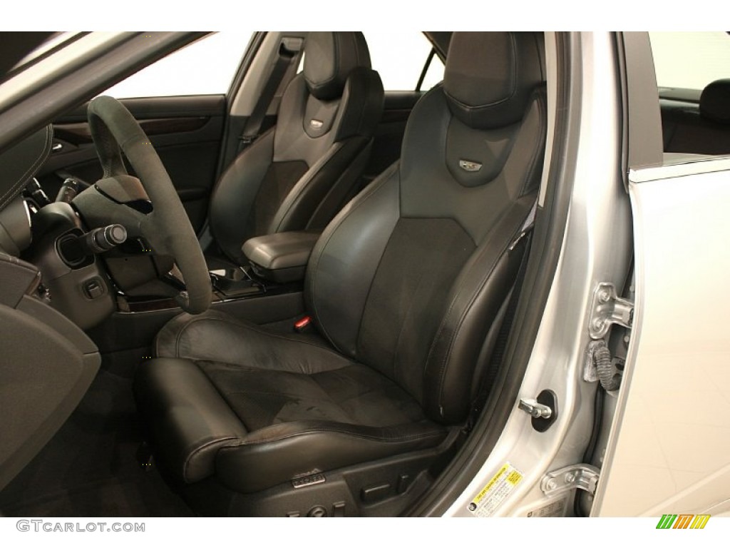 Ebony Interior 2010 Cadillac CTS -V Sedan Photo #69448318