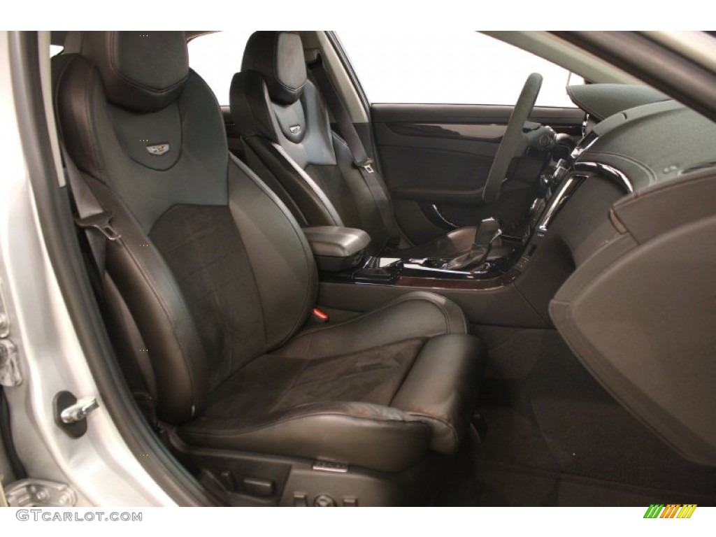 Ebony Interior 2010 Cadillac CTS -V Sedan Photo #69448504