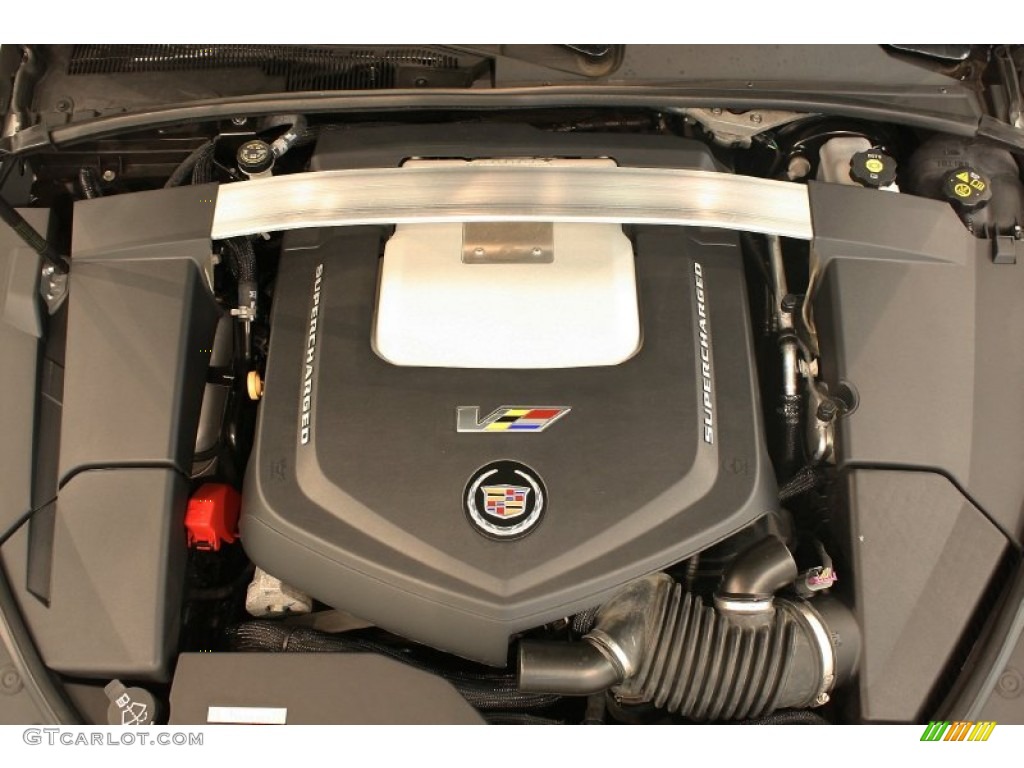 2010 Cadillac CTS -V Sedan 6.2 Liter Supercharged OHV 16-Valve LSA V8 Engine Photo #69448567
