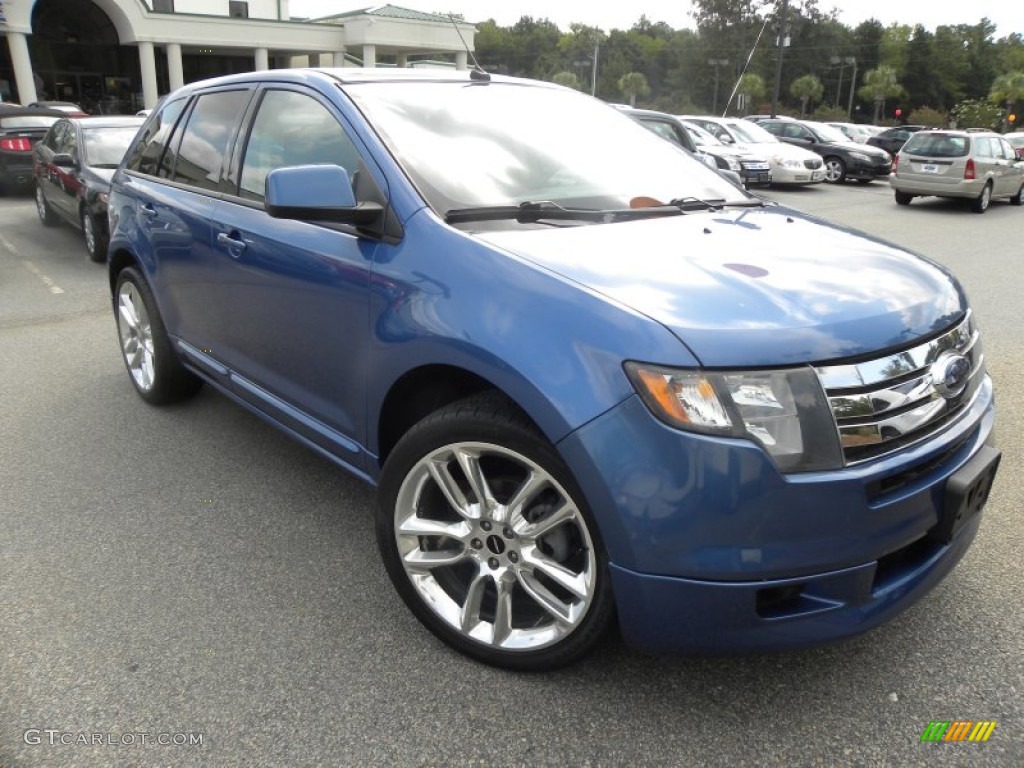 Sport Blue Metallic 2010 Ford Edge Sport Exterior Photo #69448915