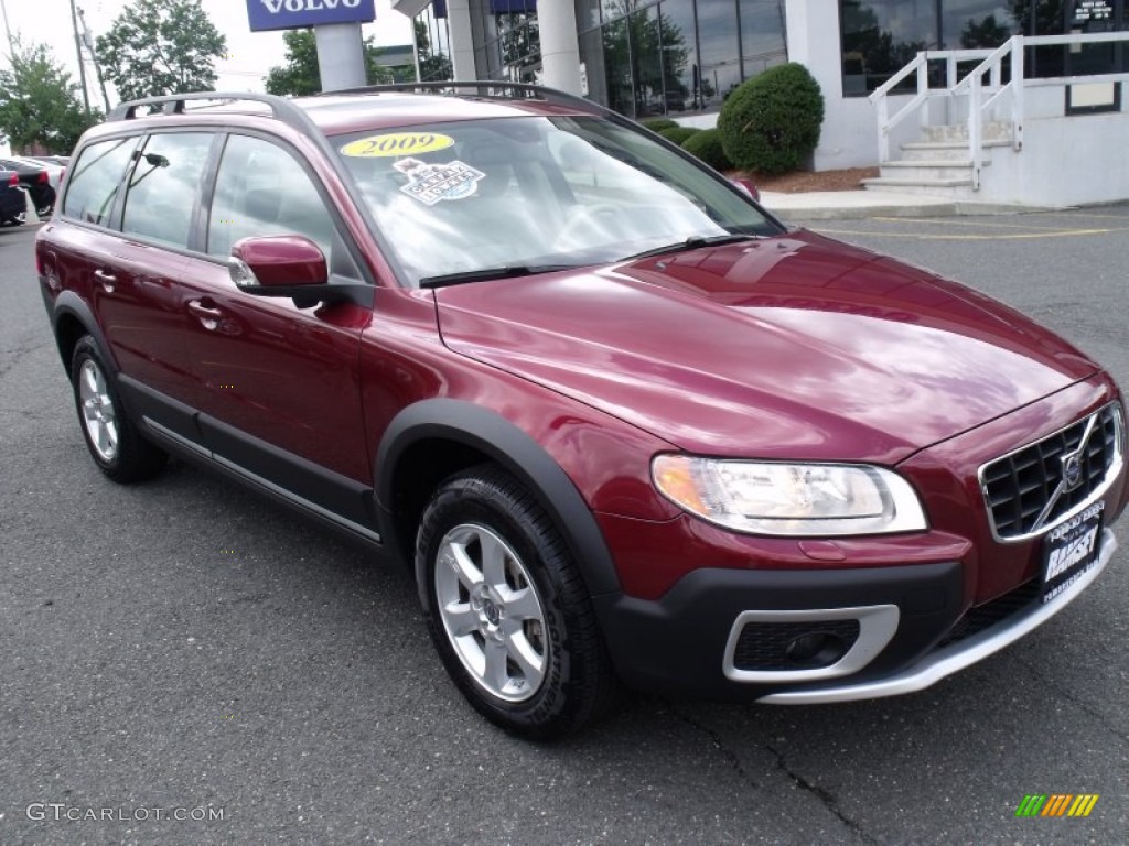 2009 XC70 3.2 AWD - Ruby Red Metallic / Sandstone photo #1