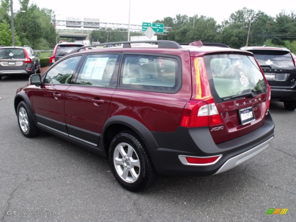2009 XC70 3.2 AWD - Ruby Red Metallic / Sandstone photo #6