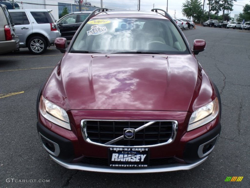2009 XC70 3.2 AWD - Ruby Red Metallic / Sandstone photo #9
