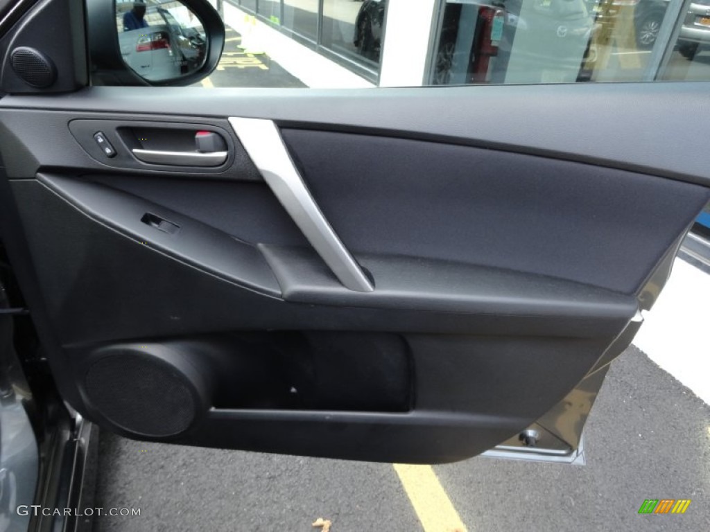 2011 Mazda MAZDA3 s Sport 5 Door Black Door Panel Photo #69449413