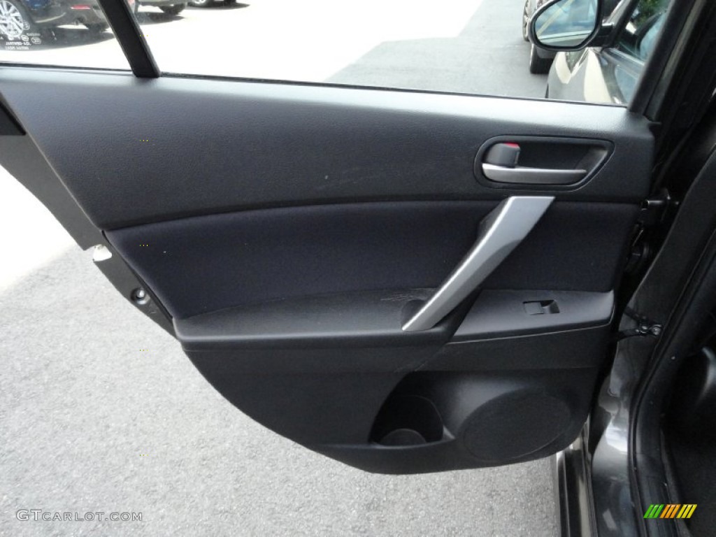 2011 Mazda MAZDA3 s Sport 5 Door Black Door Panel Photo #69449455