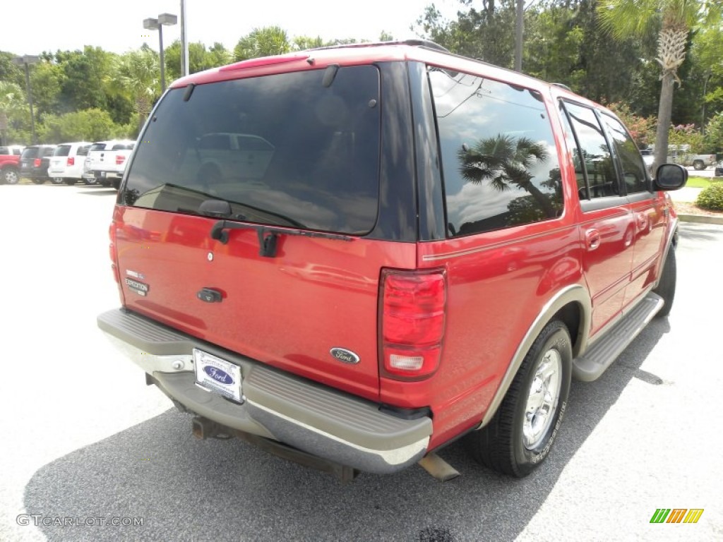 2001 Expedition Eddie Bauer - Laser Red / Medium Parchment photo #16