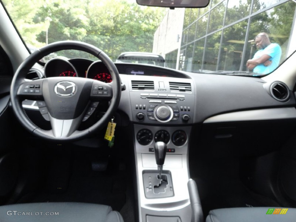 2011 Mazda MAZDA3 s Sport 5 Door Black Dashboard Photo #69449494