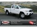 2012 Super White Toyota Tacoma V6 TRD Access Cab 4x4  photo #1