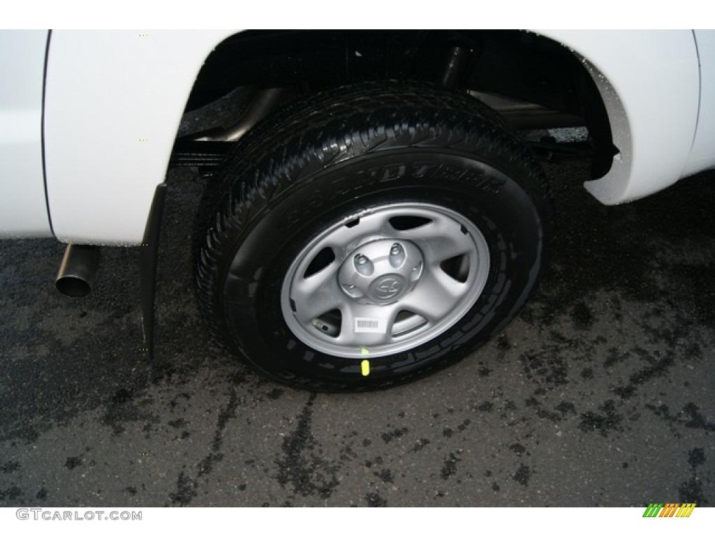 2012 Tacoma V6 TRD Access Cab 4x4 - Super White / Graphite photo #9