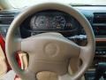 2002 Isuzu Rodeo Beige Interior Steering Wheel Photo