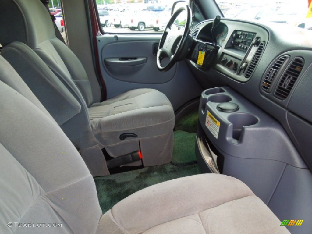 Mist Gray Interior 1999 Dodge Ram Van 1500 Passenger Conversion Photo #69451702