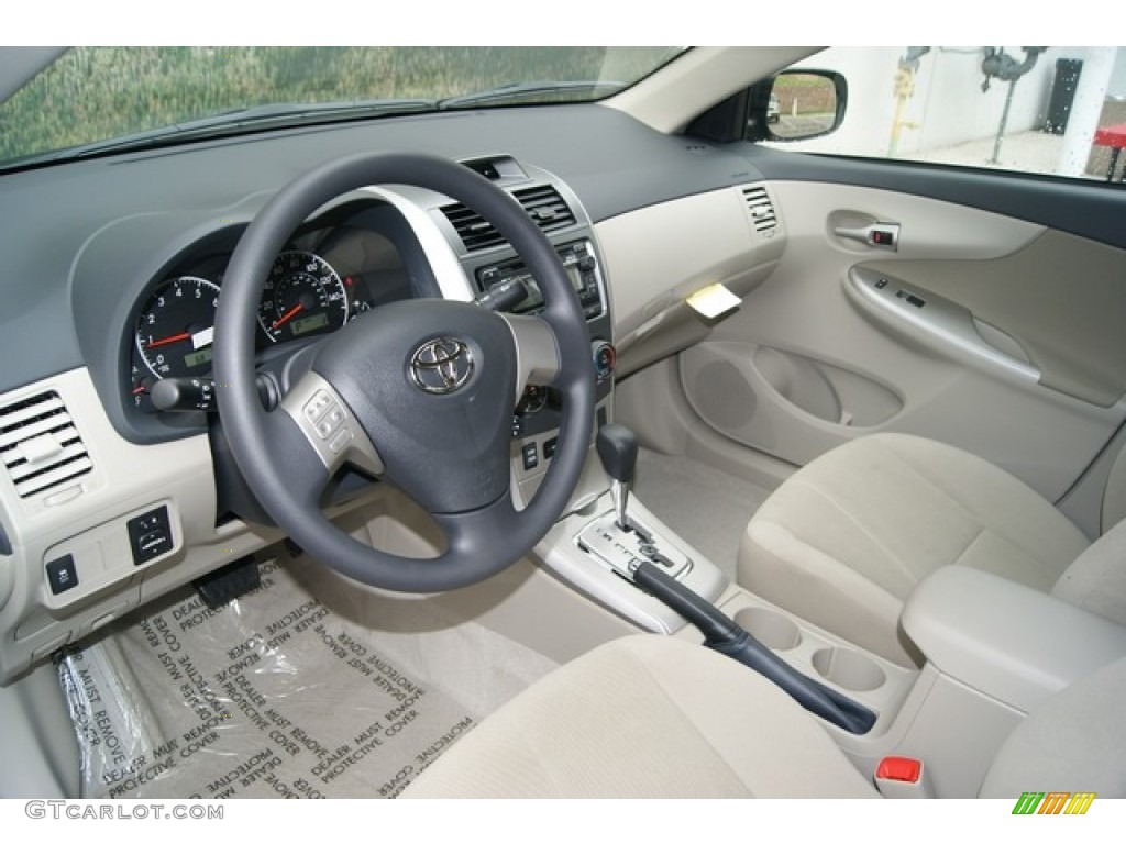 2012 Corolla LE - Nautical Blue Metallic / Bisque photo #5