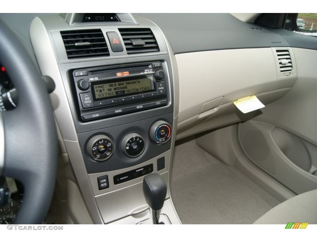 2012 Corolla LE - Nautical Blue Metallic / Bisque photo #6