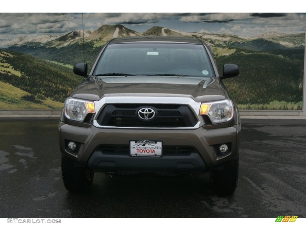 2012 Tacoma V6 TRD Double Cab 4x4 - Pyrite Mica / Graphite photo #3