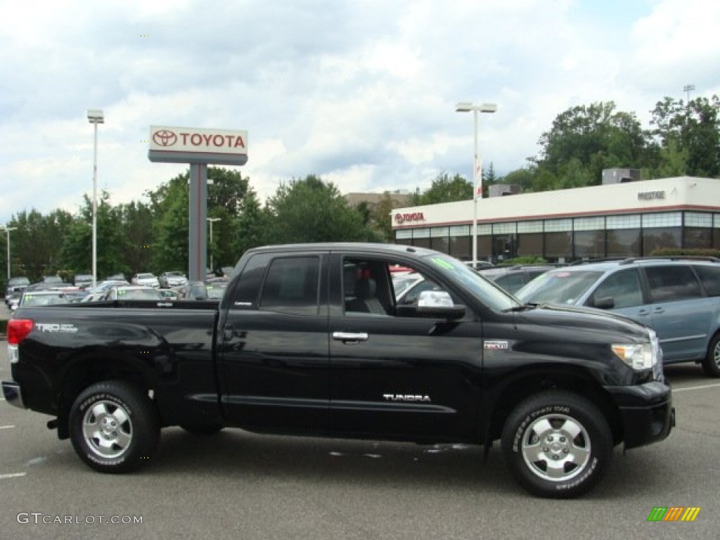 2010 Tundra Limited Double Cab 4x4 - Black / Graphite Gray photo #1