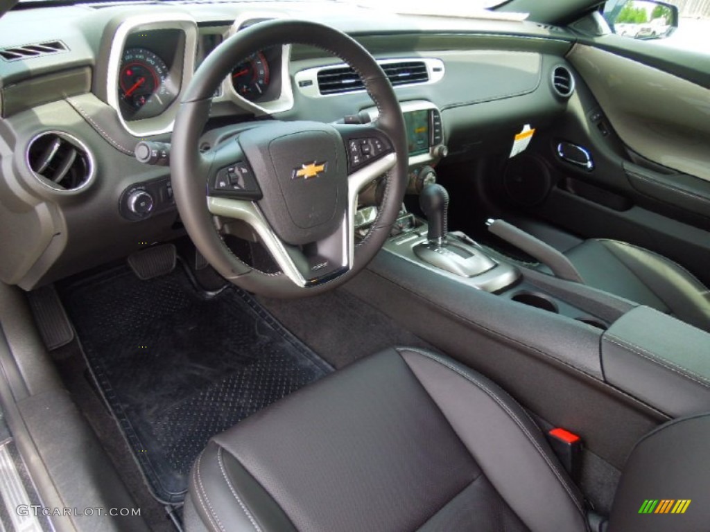 Black Interior 2013 Chevrolet Camaro SS Coupe Photo #69452977