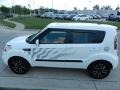 Clear White/Grey Graphics 2011 Kia Soul White Tiger Special Edition Exterior