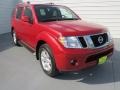 2011 Red Brick Nissan Pathfinder S  photo #1