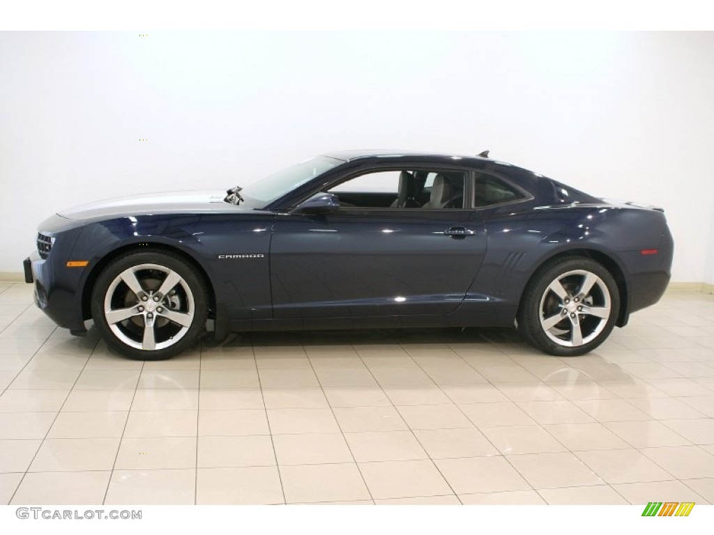 2010 Camaro LT/RS Coupe - Imperial Blue Metallic / Gray photo #4