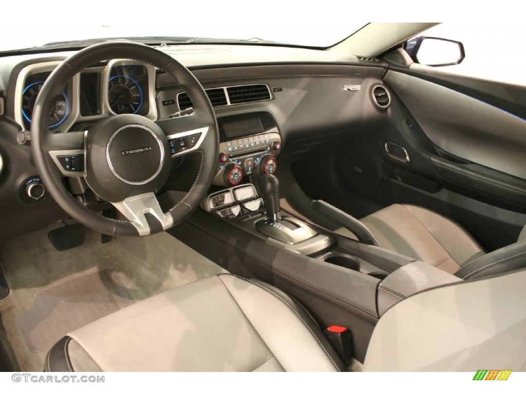 2010 Camaro LT/RS Coupe - Imperial Blue Metallic / Gray photo #9