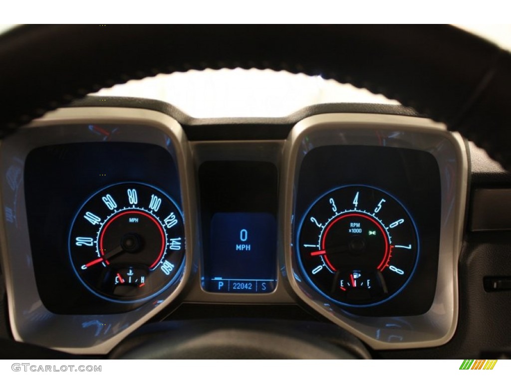 2010 Camaro LT/RS Coupe - Imperial Blue Metallic / Gray photo #11