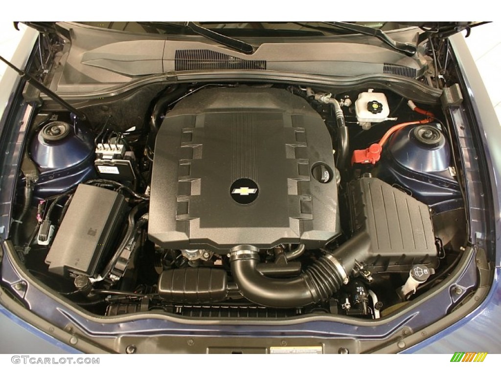 2010 Camaro LT/RS Coupe - Imperial Blue Metallic / Gray photo #24