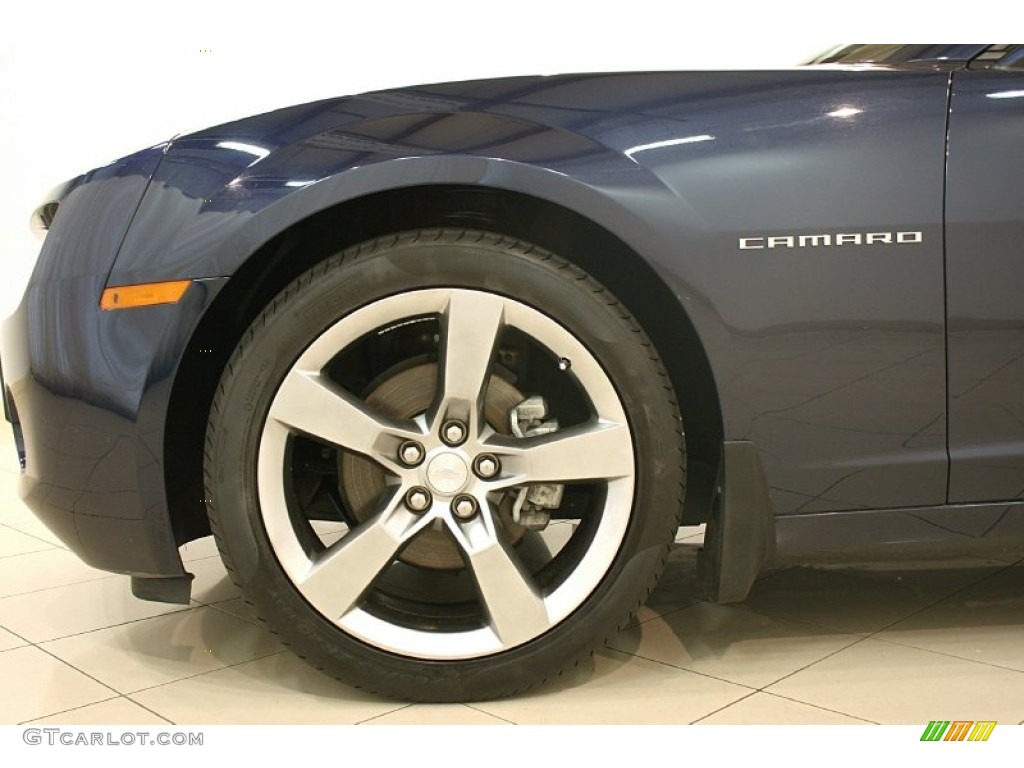 2010 Camaro LT/RS Coupe - Imperial Blue Metallic / Gray photo #25