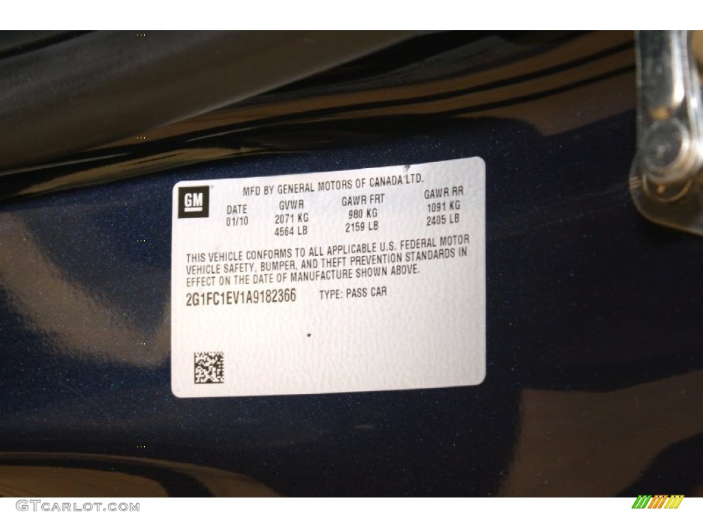 2010 Camaro LT/RS Coupe - Imperial Blue Metallic / Gray photo #26