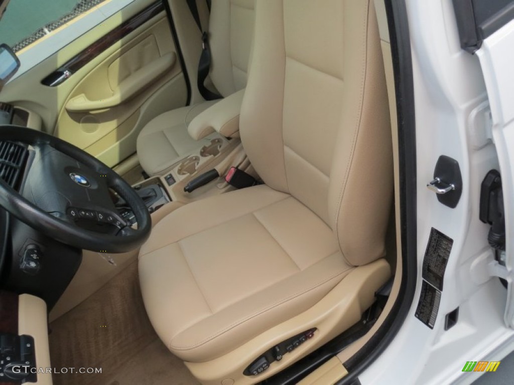 2004 3 Series 325i Sedan - Alpine White / Sand photo #29