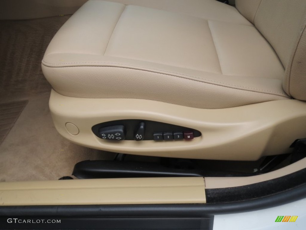 2004 3 Series 325i Sedan - Alpine White / Sand photo #30