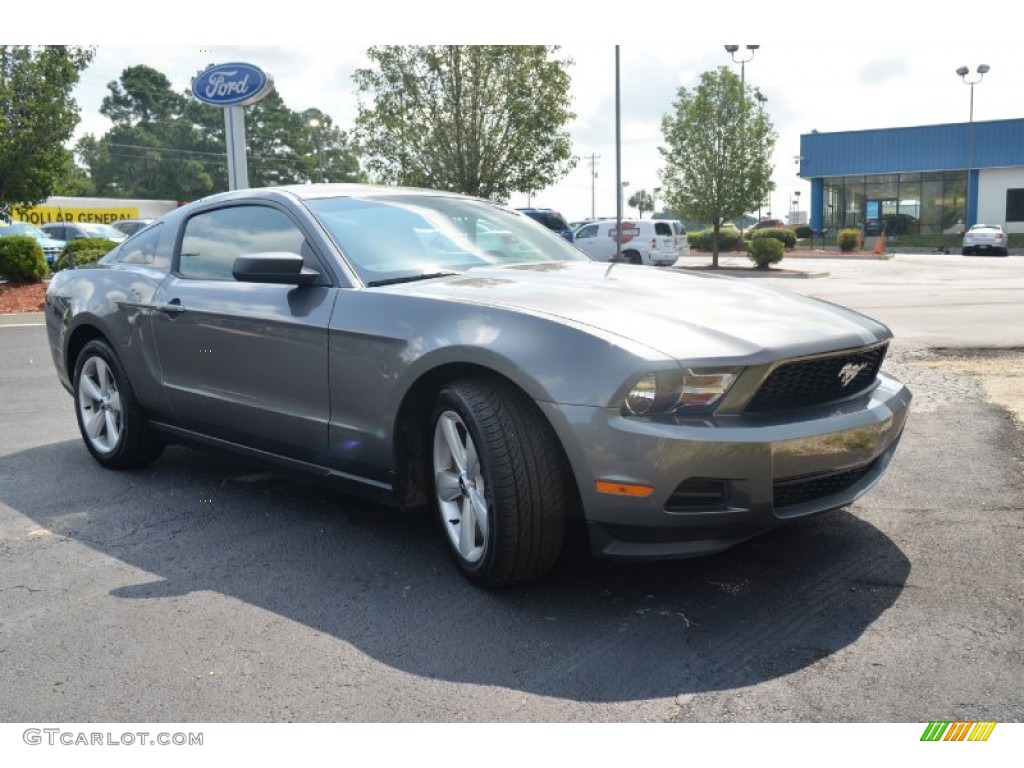 2012 Mustang V6 Coupe - Sterling Gray Metallic / Charcoal Black photo #3
