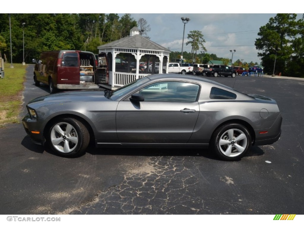 2012 Mustang V6 Coupe - Sterling Gray Metallic / Charcoal Black photo #8