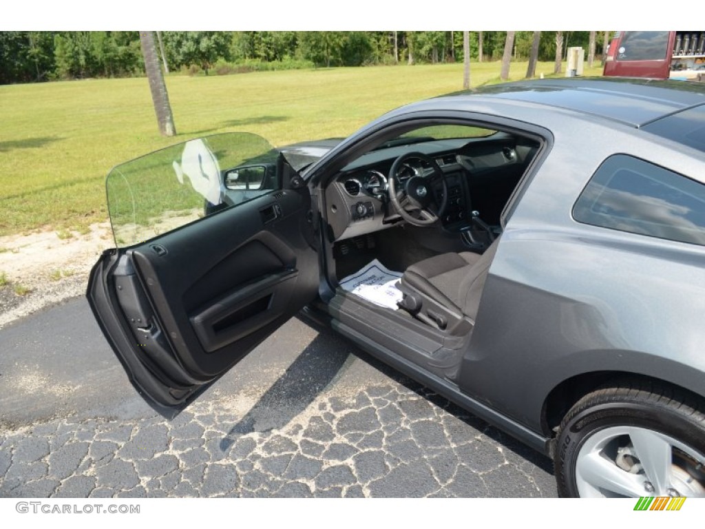 2012 Mustang V6 Coupe - Sterling Gray Metallic / Charcoal Black photo #11