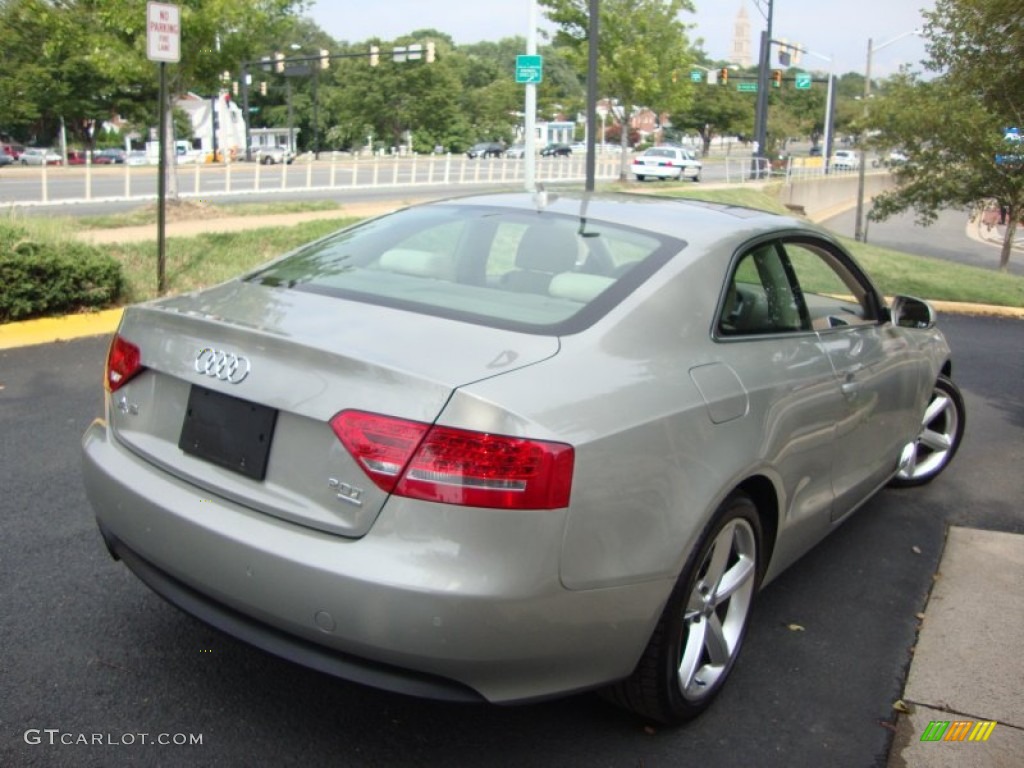 Sahara Silver Metallic 2010 Audi A5 2.0T quattro Coupe Exterior Photo #69455833