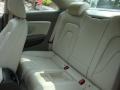 2010 Audi A5 Linen Beige Interior Rear Seat Photo