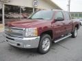 Deep Ruby Metallic - Silverado 1500 LT Crew Cab 4x4 Photo No. 2