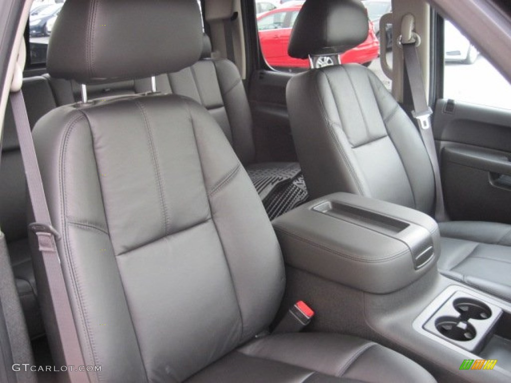 Ebony Interior 2013 Chevrolet Silverado 2500HD LT Crew Cab 4x4 Photo #69457252