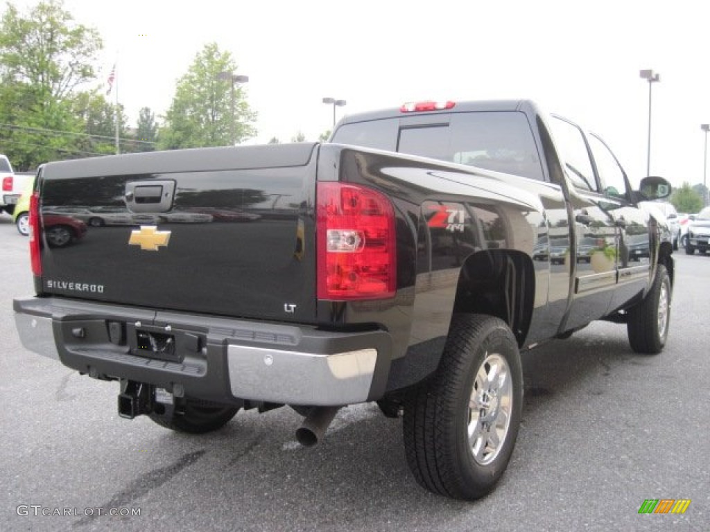 Black 2013 Chevrolet Silverado 2500HD LT Crew Cab 4x4 Exterior Photo #69457264