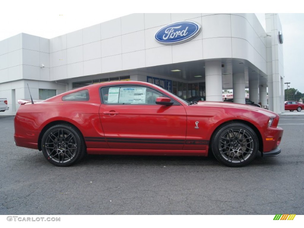Red Candy Metallic 2013 Ford Mustang Shelby GT500 SVT Performance Package Coupe Exterior Photo #69457951