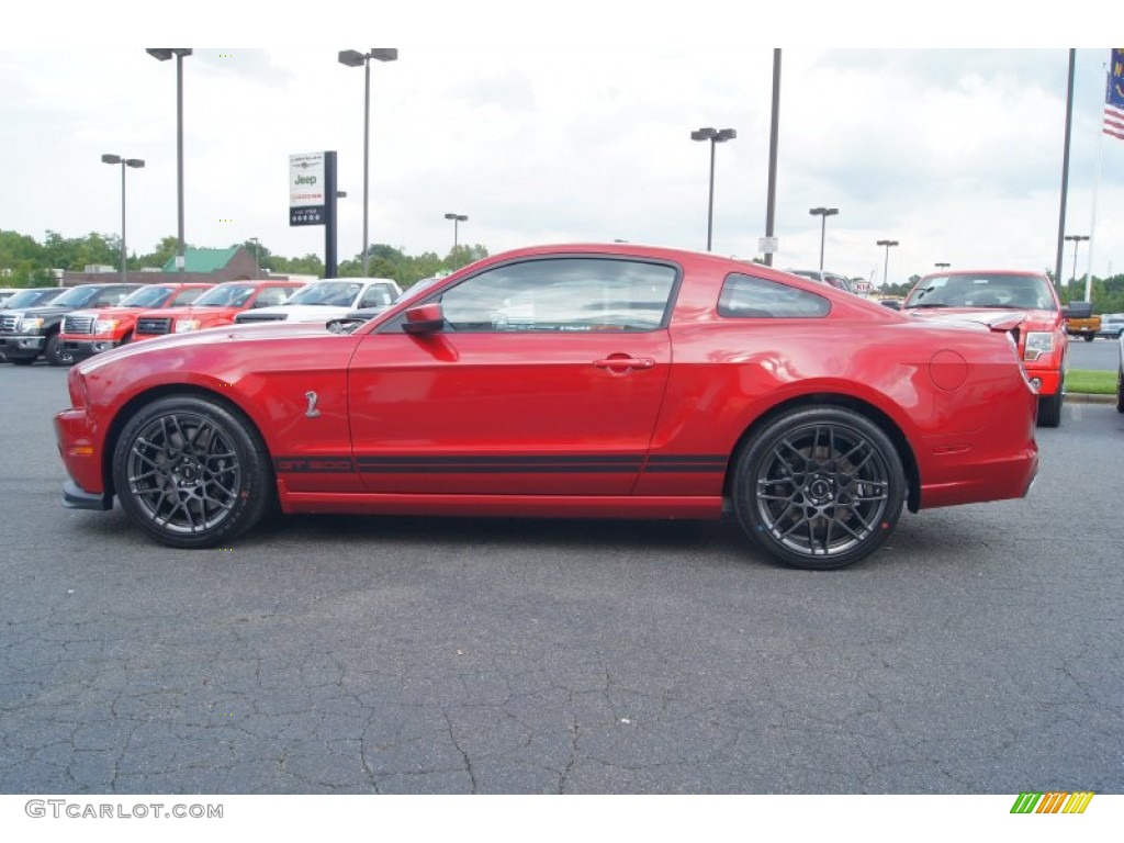 Red Candy Metallic 2013 Ford Mustang Shelby GT500 SVT Performance Package Coupe Exterior Photo #69457972