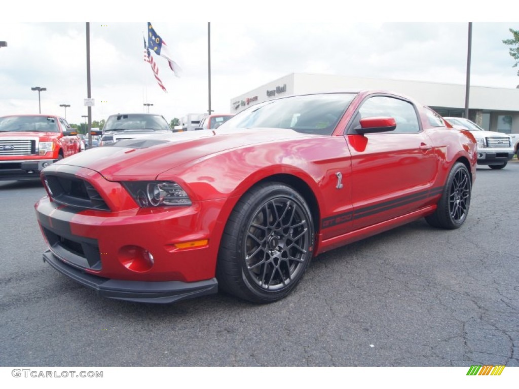 2013 Red Candy Metallic Ford Mustang Shelby Gt500 Svt Performance