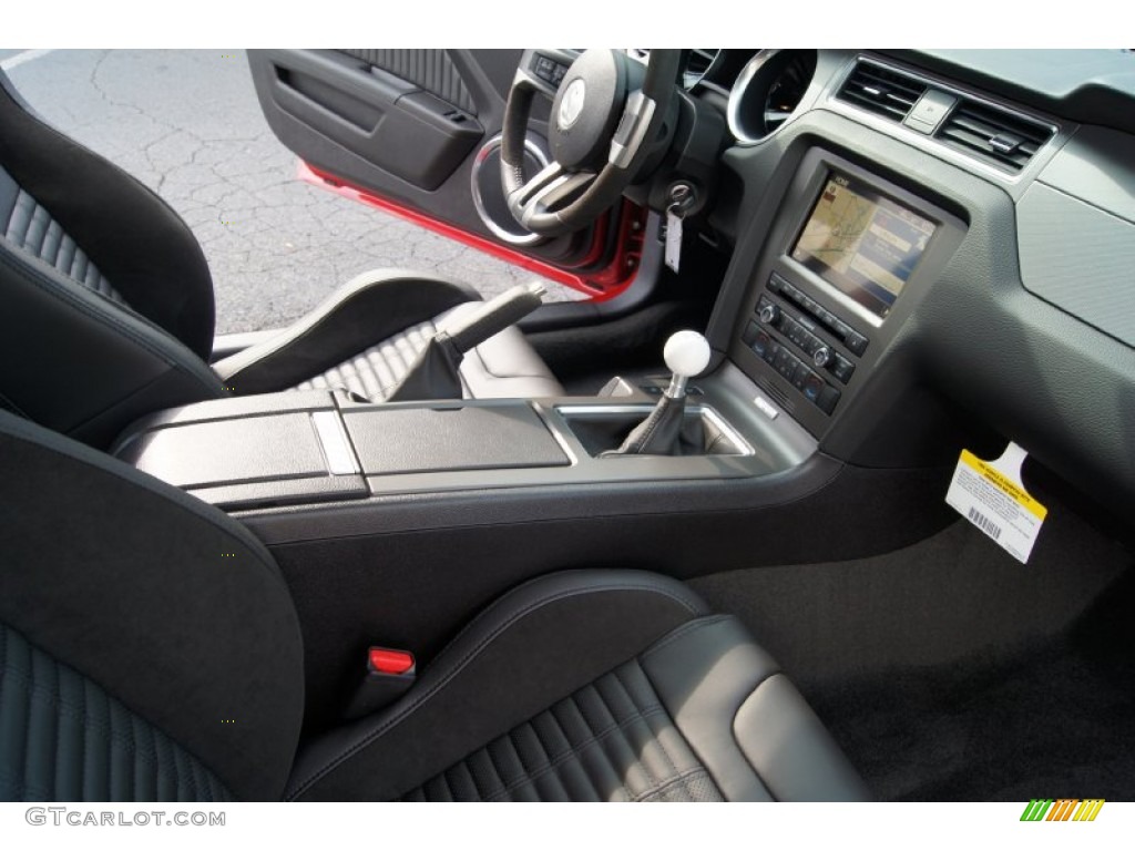 Shelby Charcoal Black/Black Accent Recaro Sport Seats Interior 2013 Ford Mustang Shelby GT500 SVT Performance Package Coupe Photo #69458035