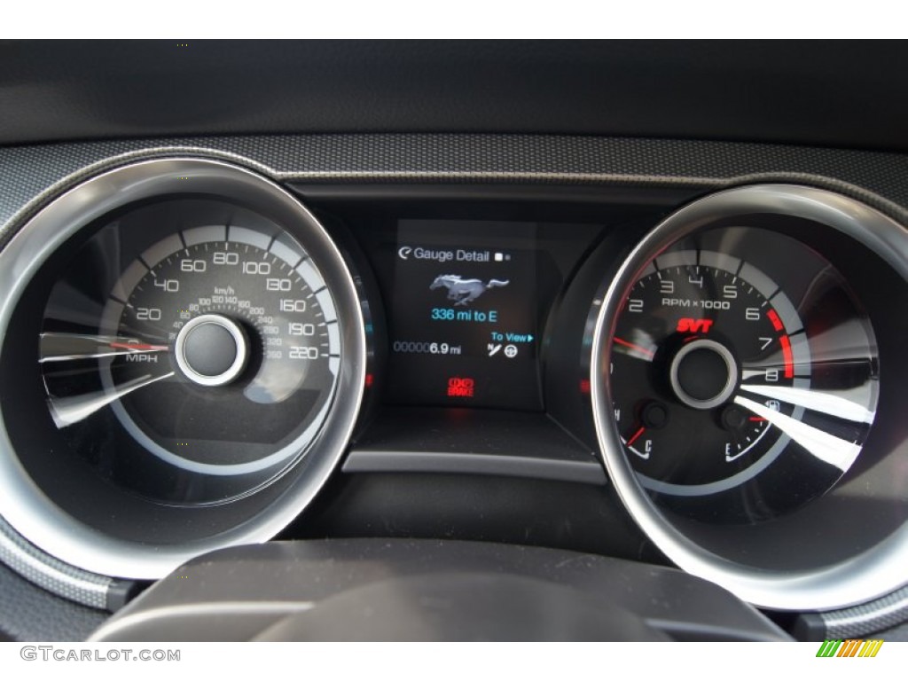 2013 Ford Mustang Shelby GT500 SVT Performance Package Coupe Gauges Photo #69458122