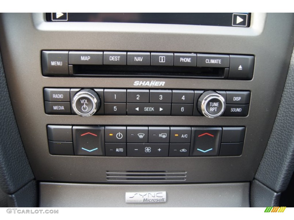 2013 Ford Mustang Shelby GT500 SVT Performance Package Coupe Controls Photo #69458158