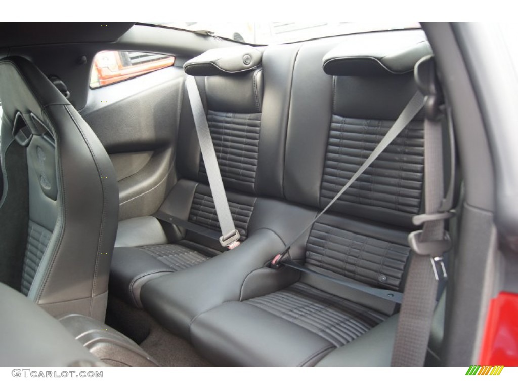 2013 Ford Mustang Shelby GT500 SVT Performance Package Coupe Rear Seat Photo #69458200
